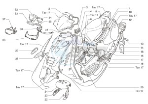 Ark AC 45 Racing RR- Red-White-Matt Black 50 drawing Protection covers