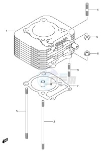 LT-F250 (E3-E28) drawing CYLINDER