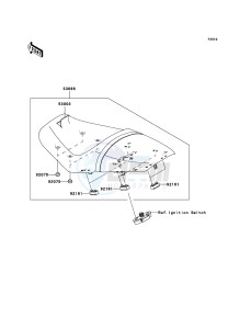 ZZR1400 ZX1400A7F FR GB XX (EU ME A(FRICA) drawing Seat