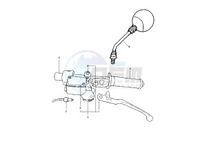 DNA GP EXPERIENCE 50 drawing Rear master cylinder