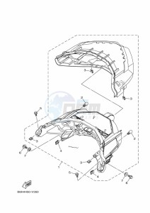 YP125R-DA XMAX 125 TECH MAX (BGU3) drawing STAND & FOOTREST 2