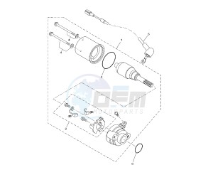 WR X 125 drawing STARTING MOTOR