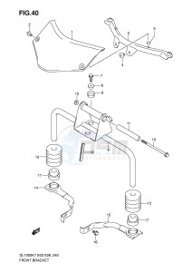 DL1000 (E3-E28) V-Strom drawing FRONT BRACKET