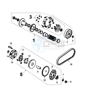 VCLIC EVP2 drawing CLUTCH WITHOUT SENSOR