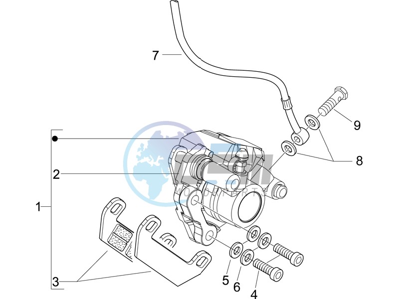 Brakes pipes - Calipers