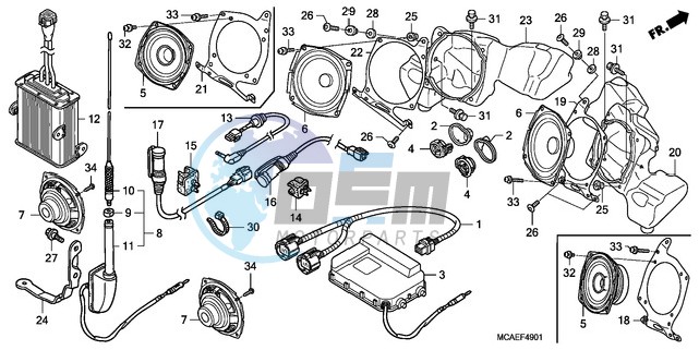 AUDIO UNIT (AIRBAG)