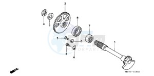 CRF450XC drawing BALANCER