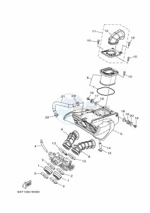 MT-07 MTN690 (BTK7) drawing INTAKE