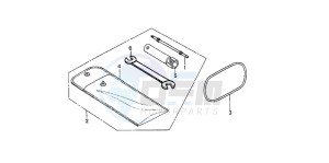 SH100 SCOOPY drawing TOOLS