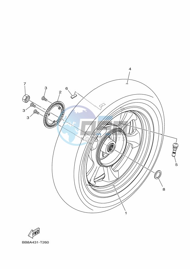 FRONT BRAKE CALIPER