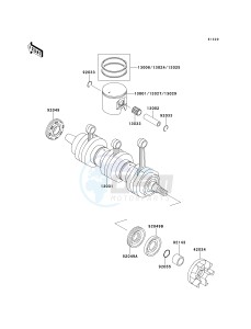 JT 900 B [900 STX] (B1-B2) [900 STX] drawing CRANKSHAFT_PISTON-- S- -