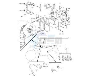 WR X 125 drawing ELECTRICAL 1