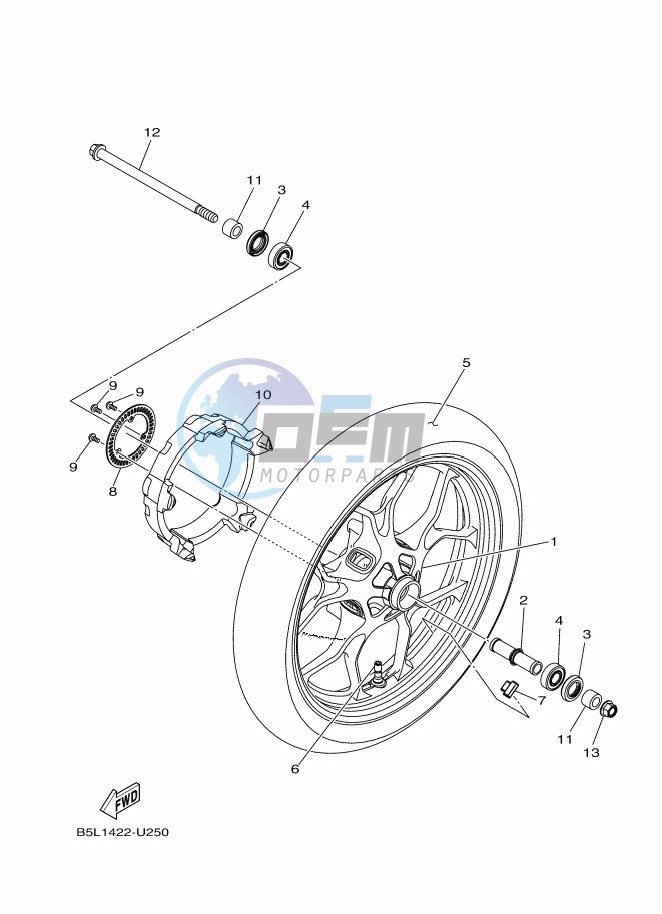 FRONT WHEEL