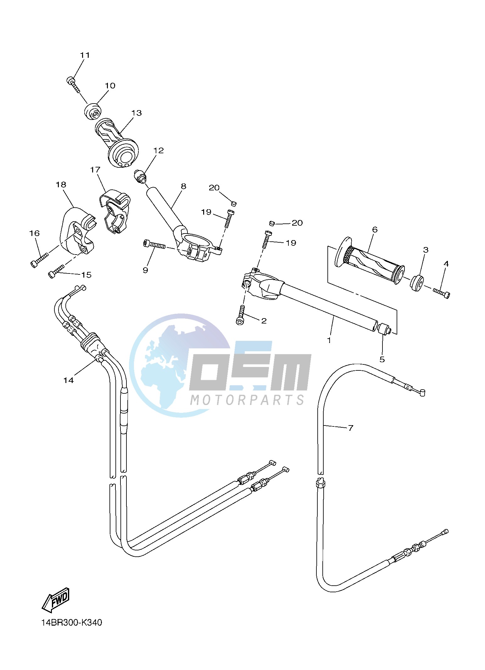 STEERING HANDLE & CABLE