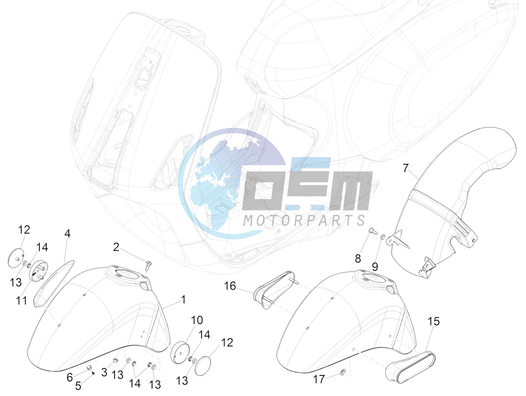 Wheel huosing - Mudguard