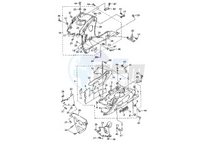 YZF R THUNDER CAT 600 drawing COWLING 2 MY00-01