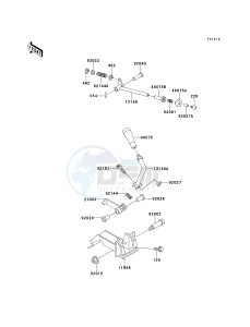 KAF 620 C [MULE 2500] (C1-C5) [MULE 2500] drawing FRAME FITTINGS