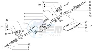 Granturismo 200 L drawing Handlebars