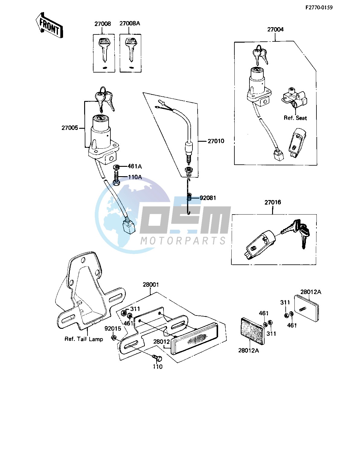 IGNITION SWITCH_LOCKS_REFLECTORS