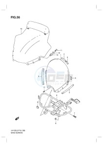 UH125ZE BURGMAN EU drawing WINDSCREEN