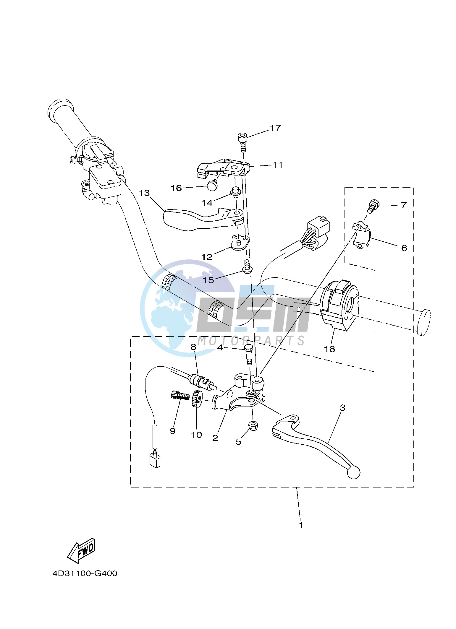 HANDLE SWITCH & LEVER