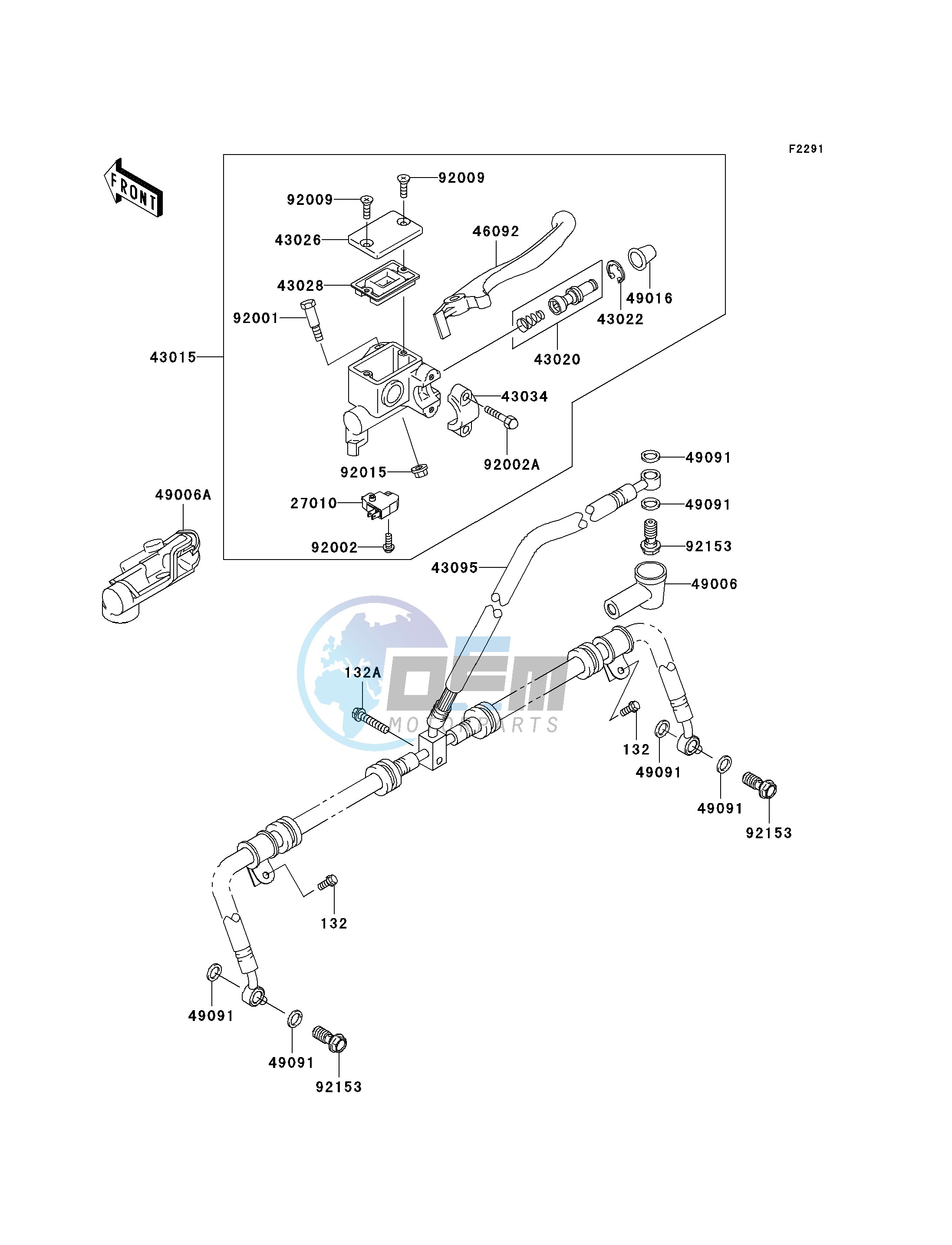 FRONT MASTER CYLINDER