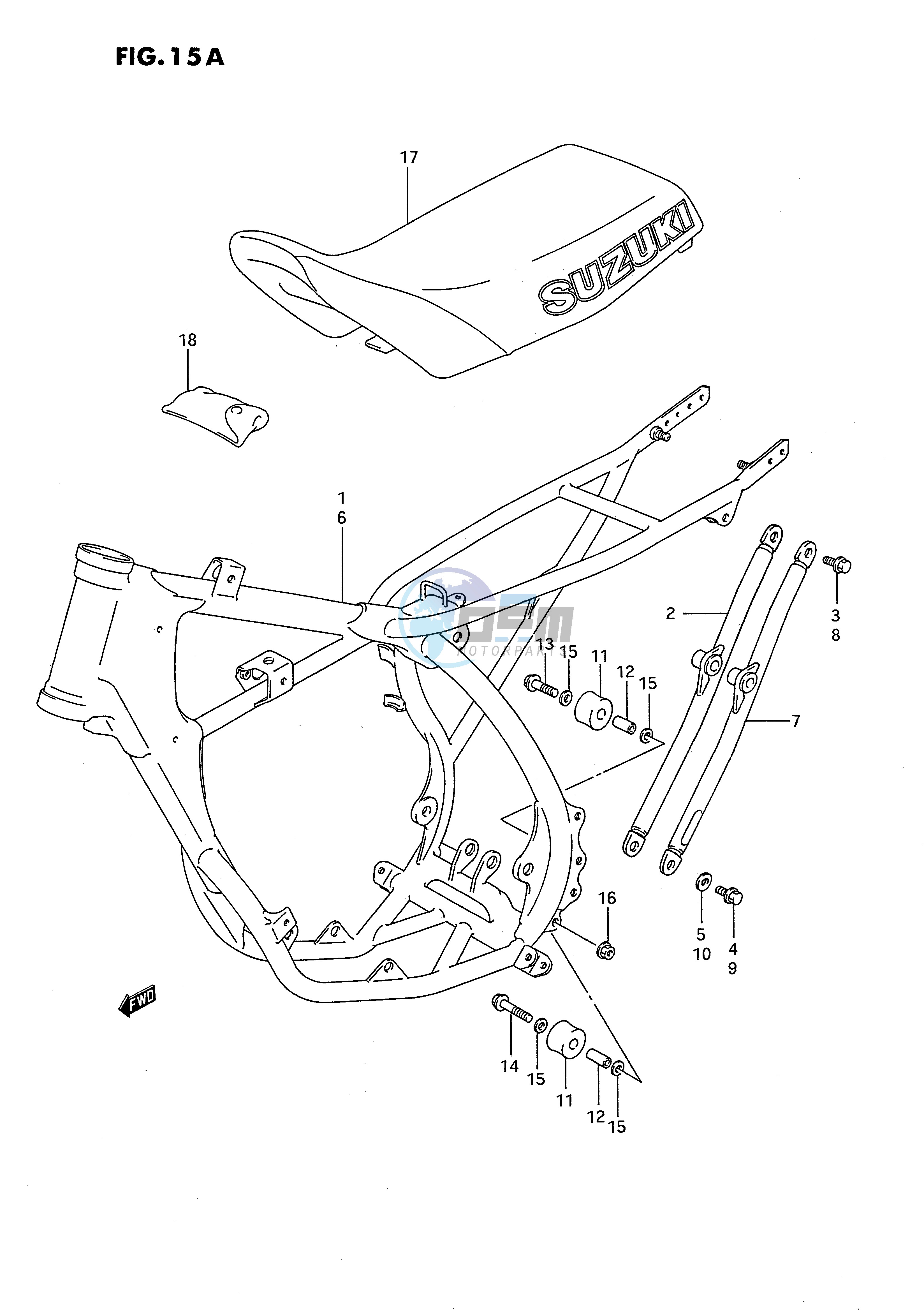 FRAME - SEAT (MODEL H K L)