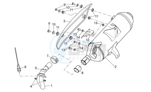 Atlantic 300 drawing Exhaust unit