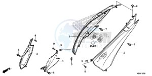 SH125DE SH125D UK - (E) drawing BODY COVER