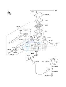 VN 1600 A [VULCAN 1600 CLASSIC] (A6F-A8FA) A8FA drawing CLUTCH MASTER CYLINDER