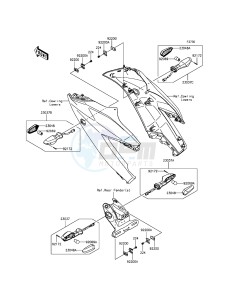 NINJA 250SL ABS BX250BGFA XX (EU ME A(FRICA) drawing Turn Signals