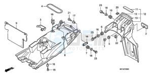 CBF10009 F / CMF drawing REAR FENDER