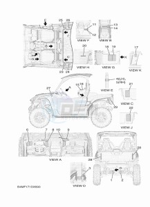 YXE1000EW YX10ERPAP (B4MN) drawing EMBLEM & LABEL 1