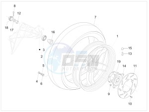 Nexus 500 e3 drawing Rear Wheel