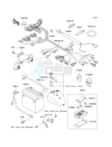 VN 1500 N [VULCAN 1500 CLASSIC FI] (N1-N3) [VULCAN 1500 CLASSIC FI] drawing CHASSIS ELECTRICAL EQUIPMENT