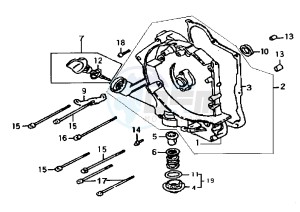 SUPER DUKE - 125 cc drawing OIL PAN