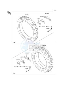 VN 1600 D [VULCAN 1600 NOMAD] (D6F-D8FA) D7FA drawing TIRES