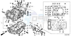 NC750SDE NC750SD Europe Direct - (ED) drawing CRANKCASE