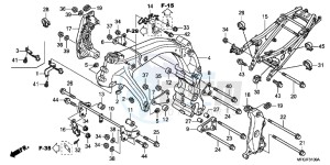 CB600FAB drawing FRAME BODY