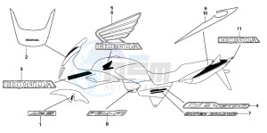 CB1300SA CB1300SUPERBOLD'OR drawing MARK (CB1300S/SA)