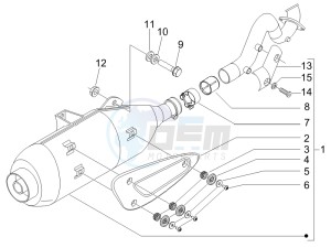 Runner 125 VX 4t e3 serie Speciale drawing Silencer