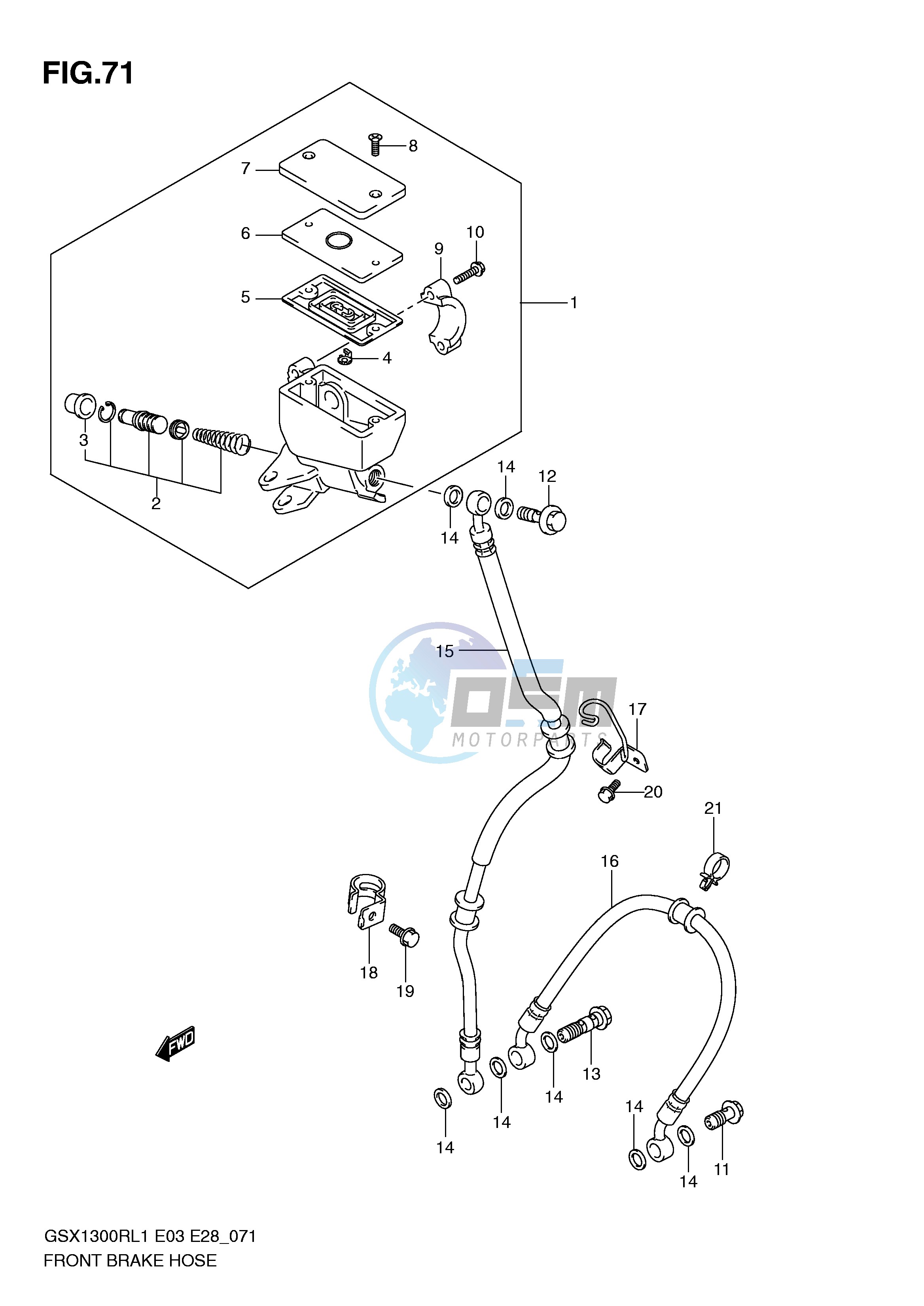 FRONT BRAKE HOSE