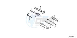 NSC50E Vision 50 - NSC50E UK - (E) drawing TOOLS