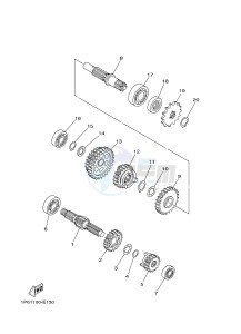 TT-R50 TT-R50E (2CJ6 2CJ7 2CJ8) drawing TRANSMISSION