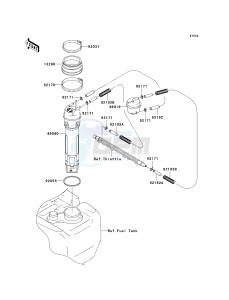 JT 1200 D [STX-12F] (D1-D1) D1 drawing FUEL PUMP