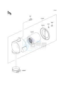 KE 100 B [KE100] (B16-B20) [KE100] drawing AIR CLEANER