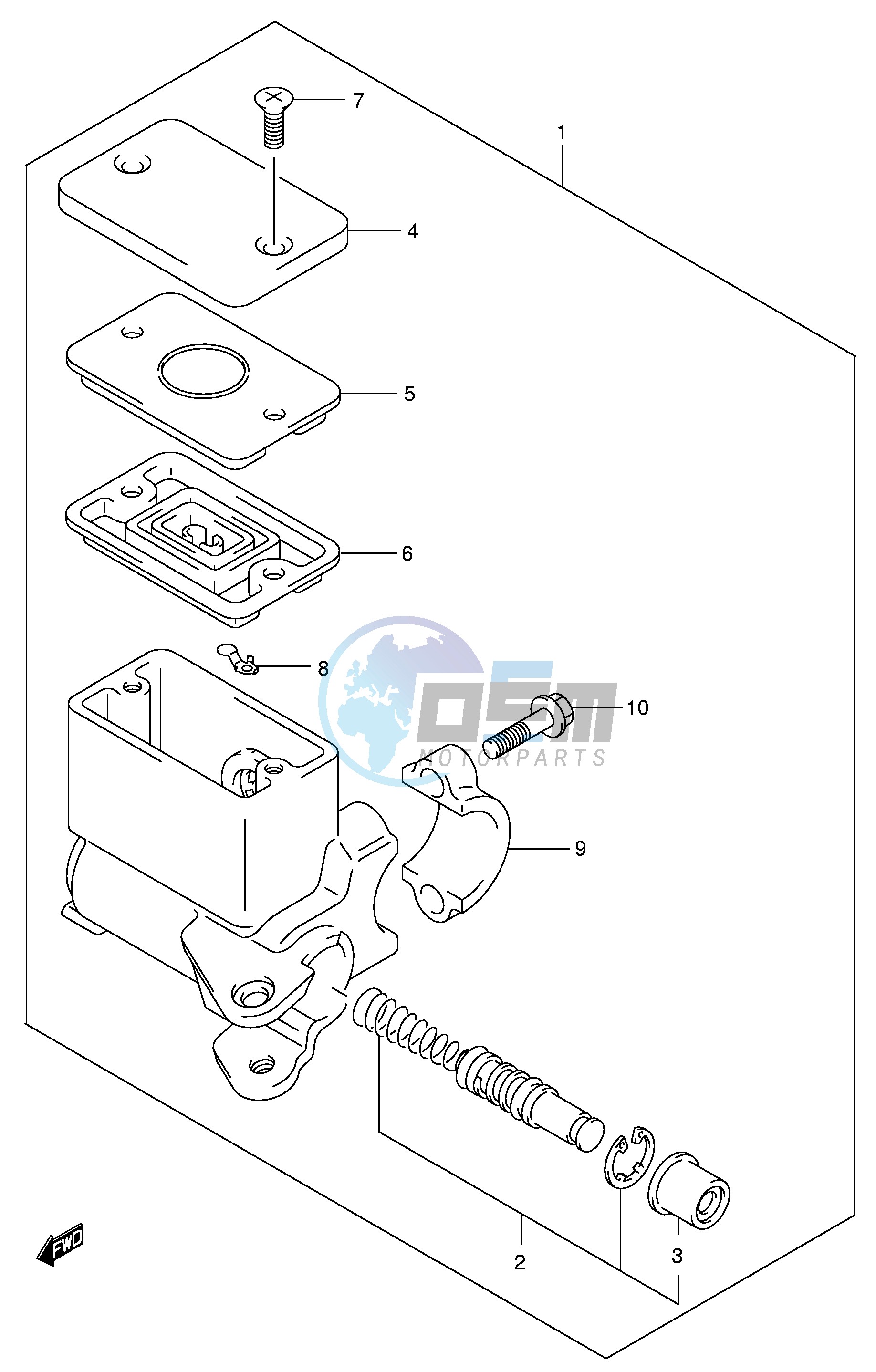 REAR MASTER CYLINDER