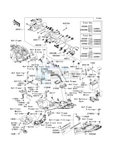 ZG 1400 A [CONCOURS 14 ABS] (8F-9F) A9F drawing CHASSIS ELECTRICAL EQUIPMENT -- A9F- -