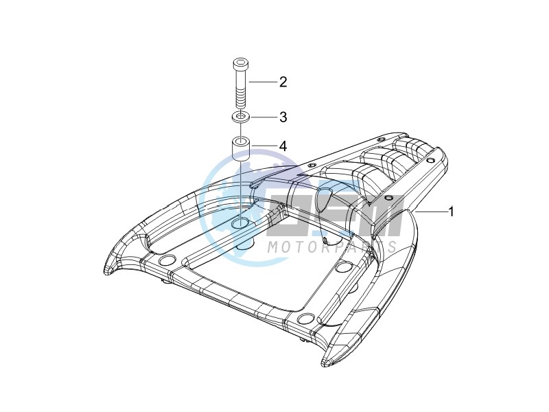 Rear luggage rack