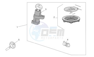 Griso V IE 1100 drawing Lock hardware kit